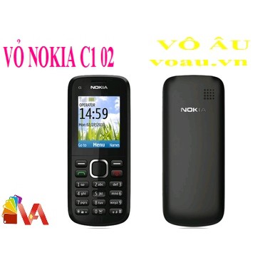 VỎ NOKIA C1 02 MÀU ĐEN