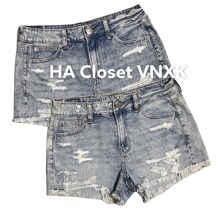 Sale-Quần Short Jean Rách Nữ Xuất Mỹ(sz:2)