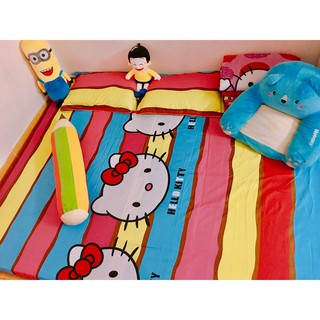 Ga Hello Kitty nhiều màu M6/M8 tặng kèm 2 vỏ gối nằm