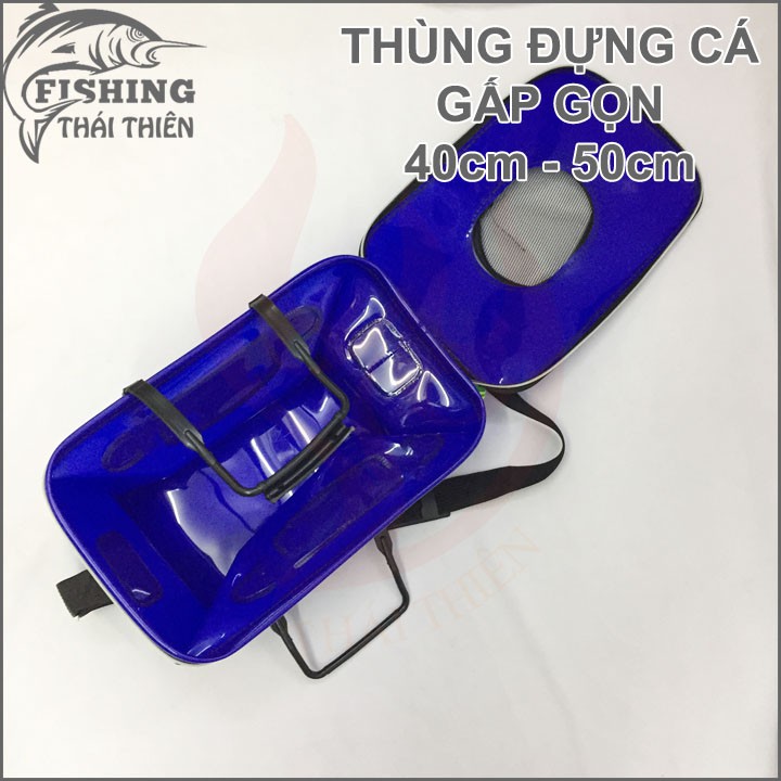 Thùng đựng cá Coastline gấp gọn tiện lợi đi câu 45cm