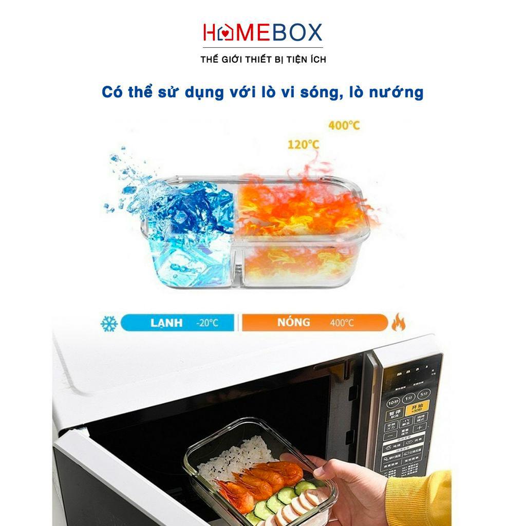 Hộp Thuỷ Tinh Đựng Thực Phẩm Nikko INOCHI, Hộp Đựng Đồ Ăn, Thức Ăn Trong Ngăn Đá Tủ Lạnh Hộp Bảo Quản Thực Phẩm Đa Năng