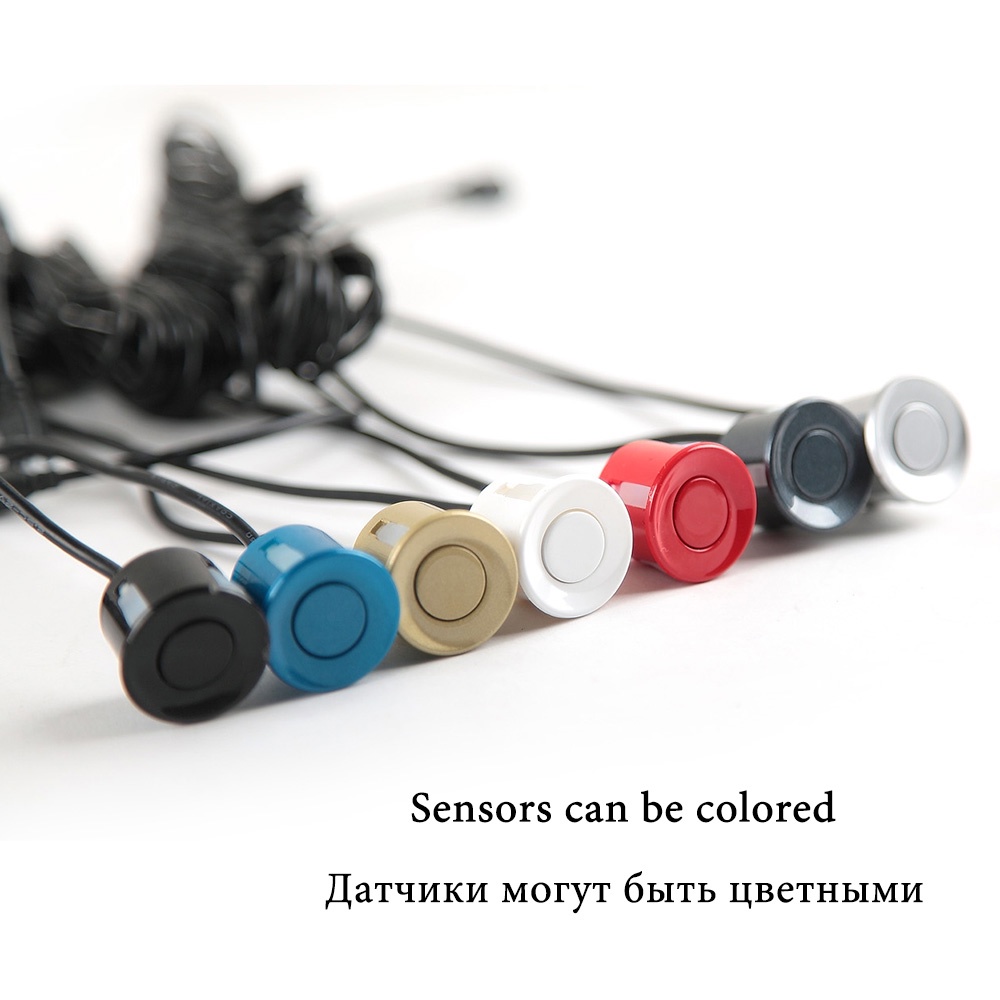 Bộ Cảm Biến Đậu Xe Báo Động 4 Cảm Biến 22mm 12V 8 Màu