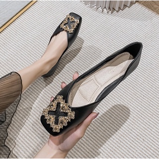 Giày Búp Bê Nơ Đá Vuông BIG SIZE_ HÀNG CÓ SẴN (Size 40➡️43)