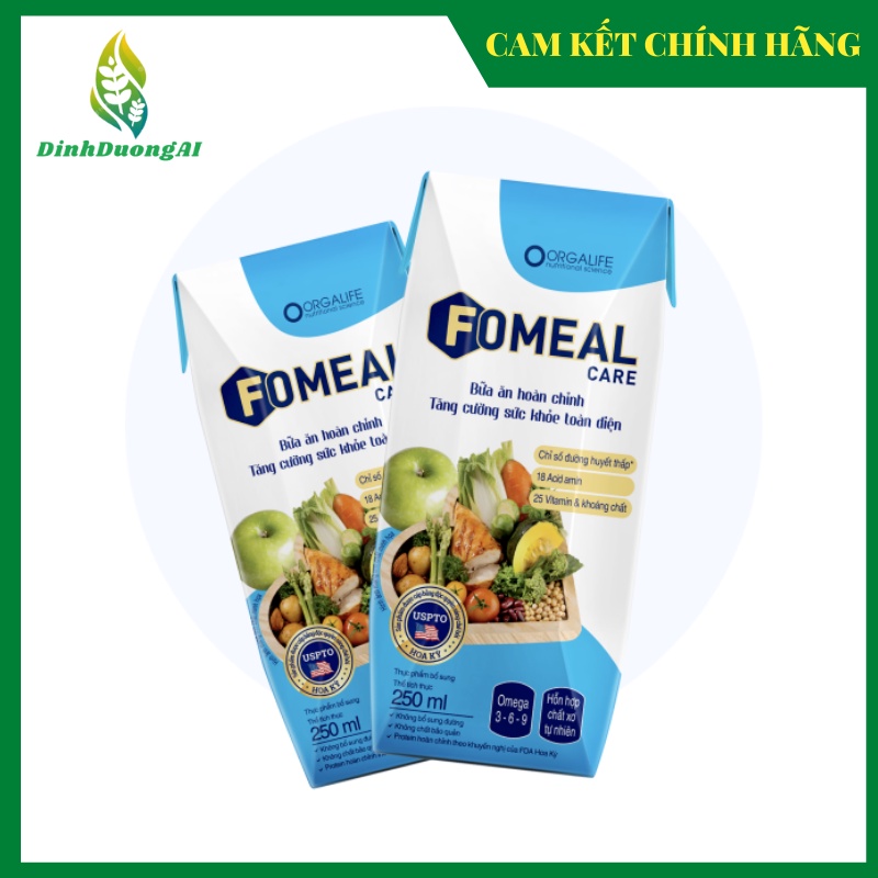 (Chính Hãng) Orgalife Fomeal Care Bữa Ăn Dinh Dưỡng Hoàn Chỉnh – Lốc 3 Hộp 250ml