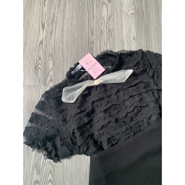 Set áo ren chân váy ôm