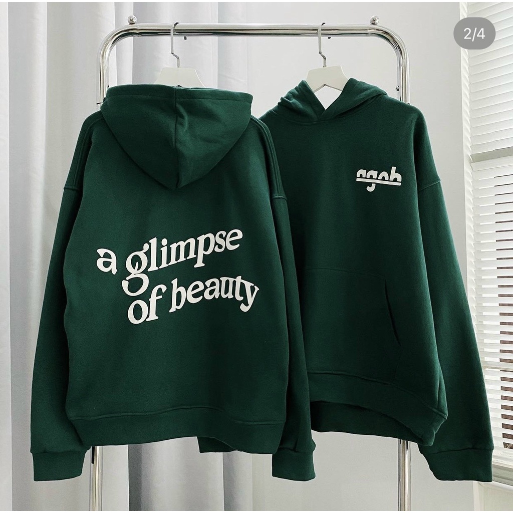 Áo Khoác Hoodie nam nữ Vải Nỉ PE in AGOB Cách Nhiệt Cao Cấp Phối Nón Rộng Phong Cách Ulzzang Hot Trend Mới