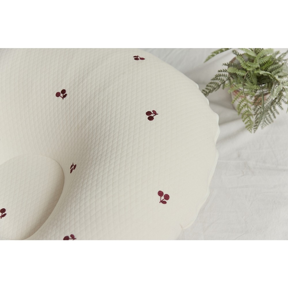 Gối chống trào ngược Rototo bebe – Cotton Lụa Cherry đỏ