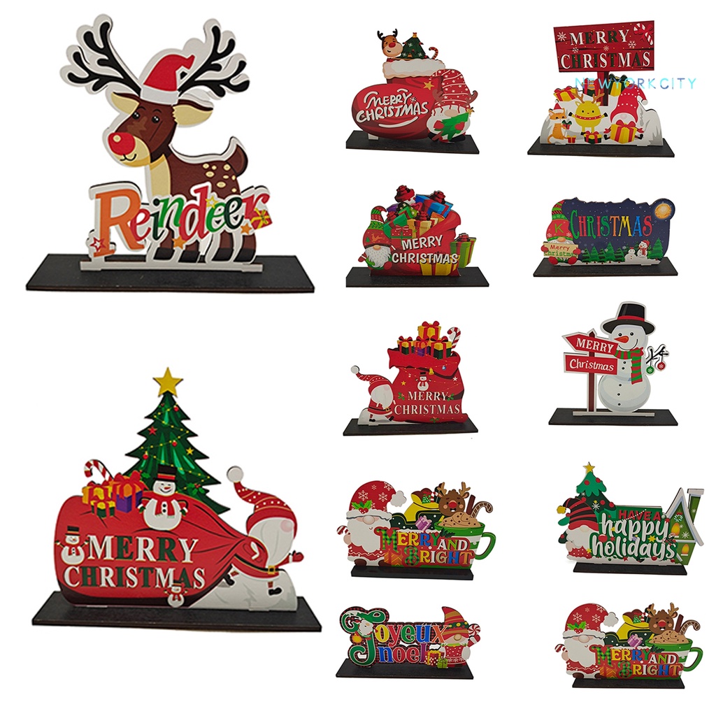 Ny-bộ Móc Treo Đồ Bản Rộng Tiện Lợi Phong Cách Giáng Sinh Tinh Tế Kèm Dây Buộc Cho Nhà Ở