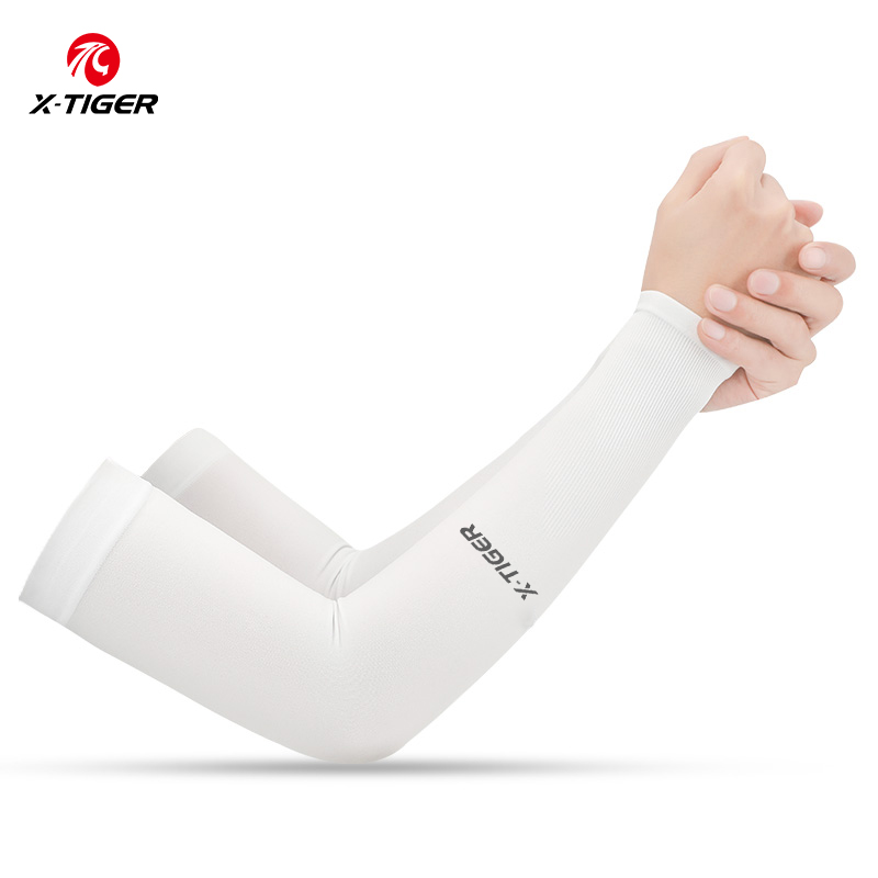X-TIGER Găng Tay Dạng Nén Bảo Vệ Khuỷu Tay Chống Nắng Và Tia UV Khi Đi Xe Đạp Dành Cho Nam Nữ