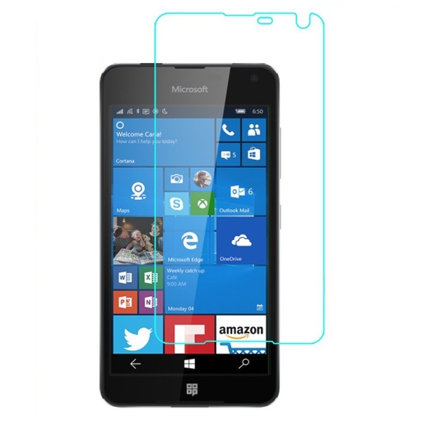 Kính Cường Lực Microsoft Lumia 650 Phụ Kiện Đầy Đủ (Trong Suốt)