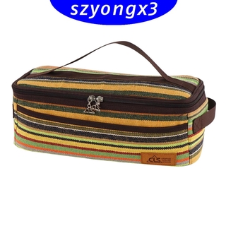 [HeatWave]  Camping Tableware Cutlery Storage Case Chopstick Spoon Fork Bag