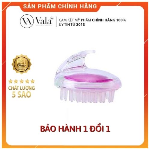 Lược chải gội đầu Silicon massage da đầu, gỡ rối, giảm rụng, kích thích mọc tóc