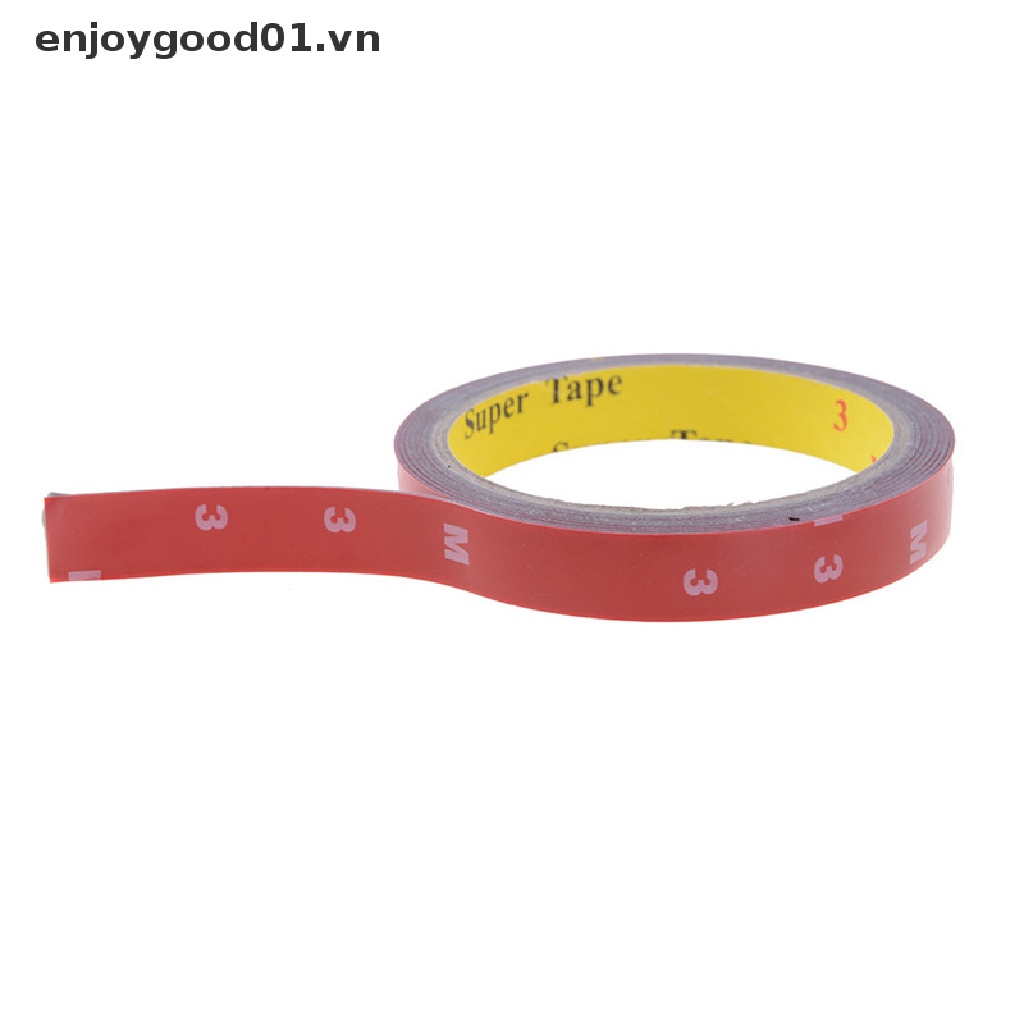 1 miếng dán hai mặt bằng xốp màu đỏ độ bền cao cho xe hơi xe tải