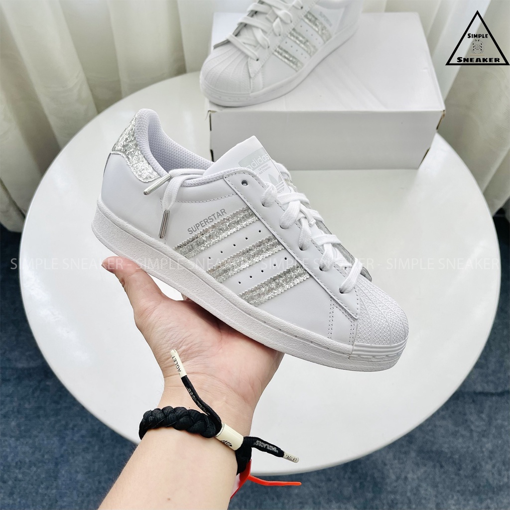 Giày Adidas Super Star FREESHIP Adidas Superstar Diamond 2021 Chính Hãng - Giày Sneaker Thể Thao Nữ - Simple Sneaker