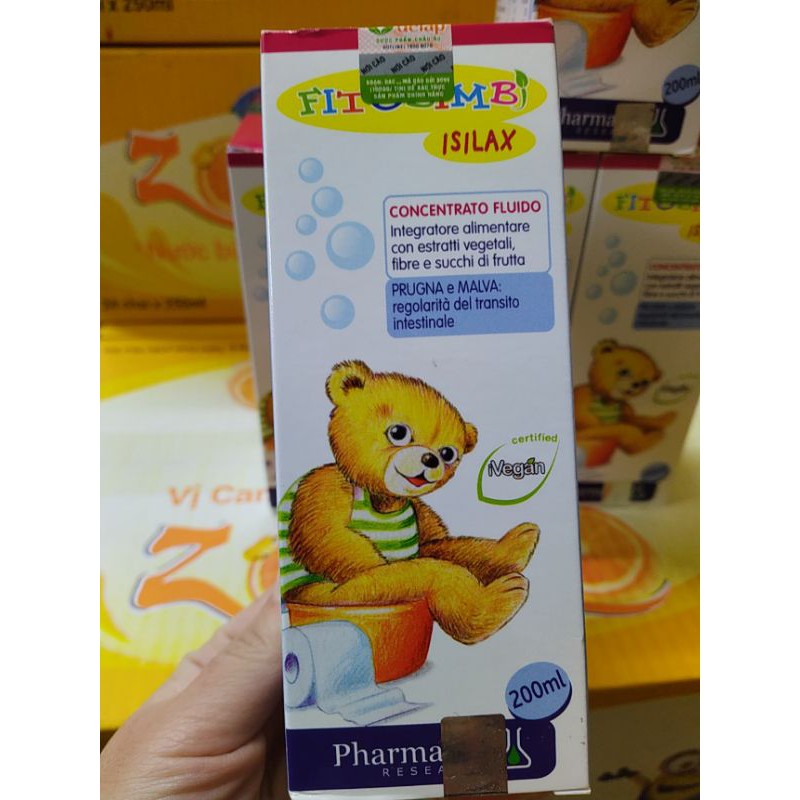 isilax bimbi 200ml chống táo bón cho bé