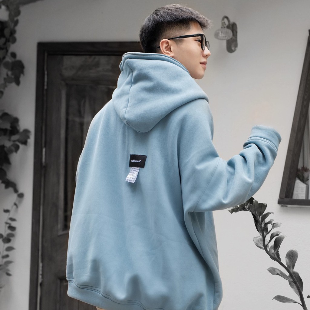 [Mã SKAMA06 giảm 8% TỐI ĐA 50K đơn250K] HOODIE "LOGO SS20" DOUBLE LABEL PEARL BLUE | BigBuy360 - bigbuy360.vn