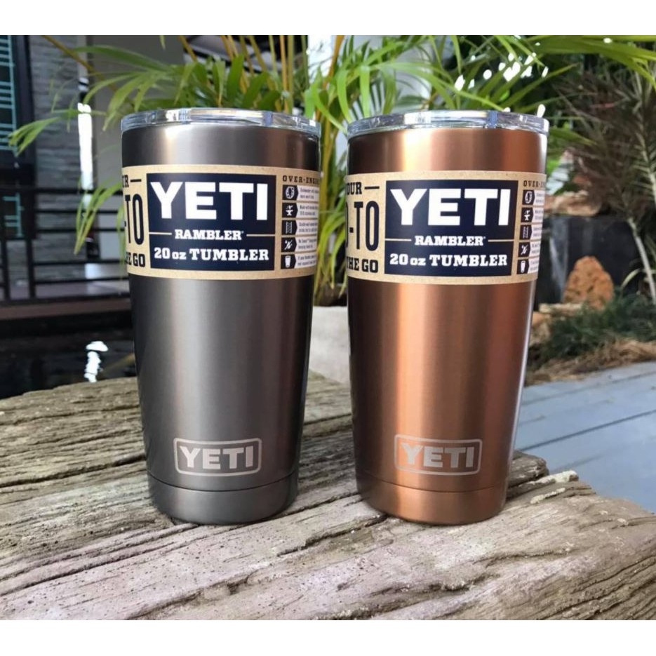 Ly giữ nhiệt YETI 20oz Copper +Nắp Magslider (600ml) - Stainless Steel / Thép không gỉ cao cấp - BILL MĨ