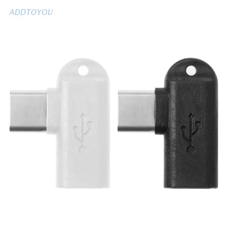 【3C】Giắc chuyển đổi 1 cổng Type C đực sang Micro USB cái 90 độ