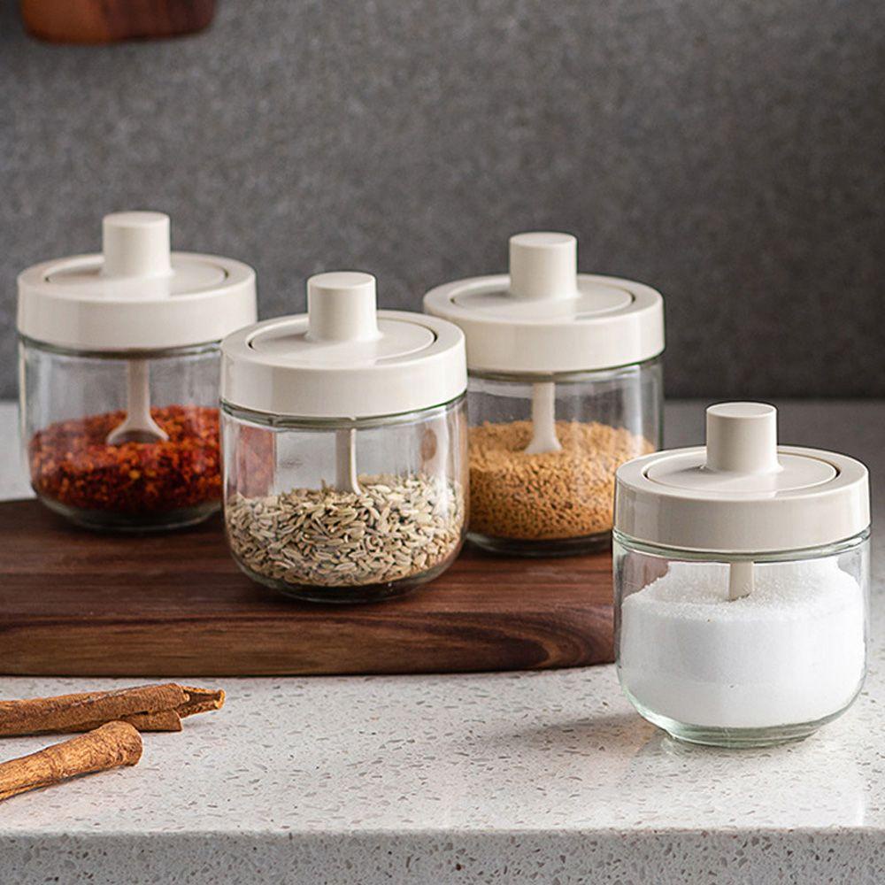 Hũ Đựng Gia Vị Bằng Nhựa Trong Suốt Tiện Dụng Cho Nhà Bếp