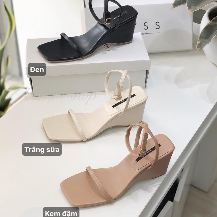 Giày sandal nữ đế xuồng 7cm thời trang MYSS - SD102