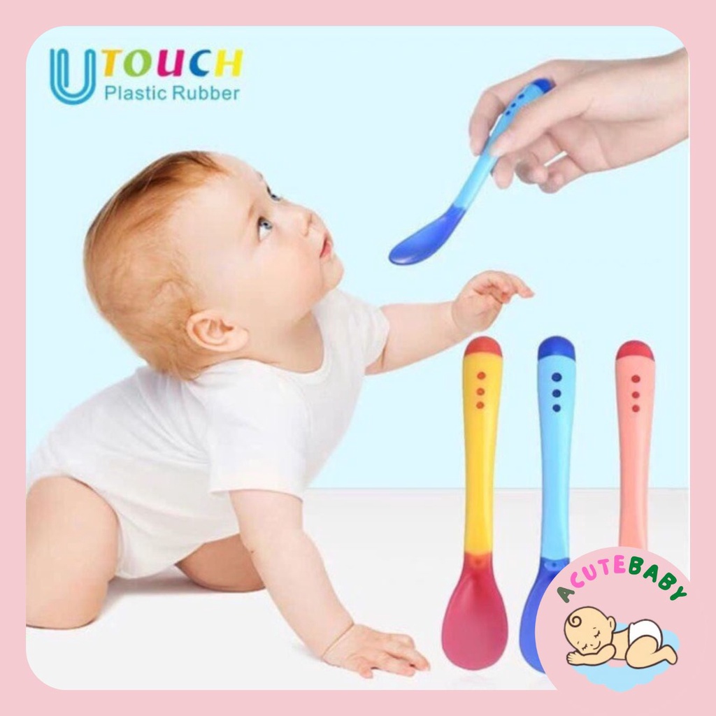 Thìa ăn dặm báo nóng cho bé