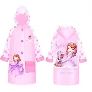 Áo Mưa Vải Oxford Có Khóa Kéo Dành Cho Trẻ Em-CM