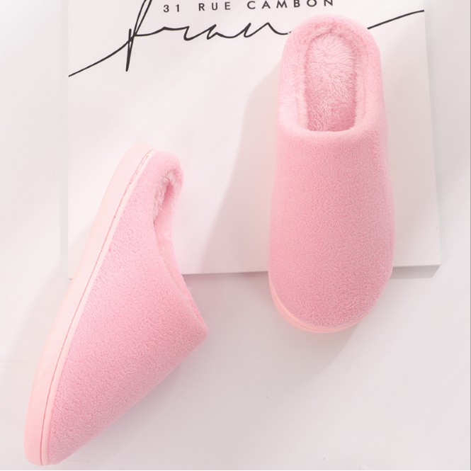 Dép bông đi trong nhà đế cao su chống trượt-dép mang trong nhà, văn phòng, cơ quan