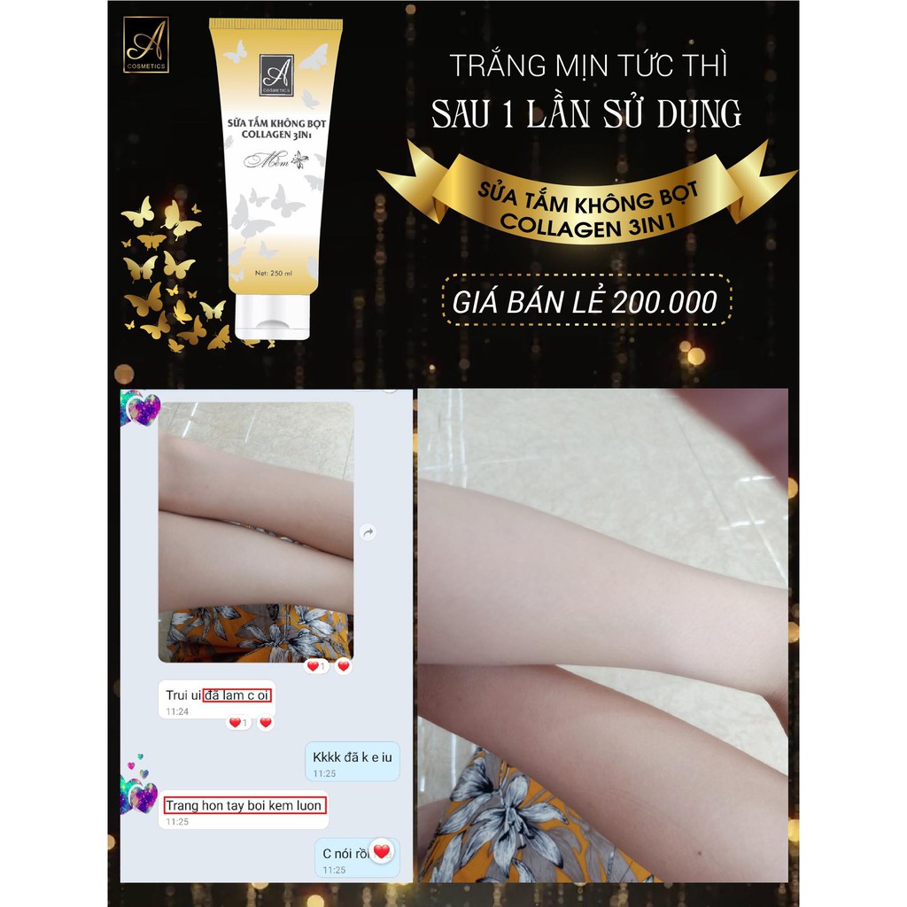 Sữa tắm không bọt Collagen chính hãng Acosmetics | BigBuy360 - bigbuy360.vn