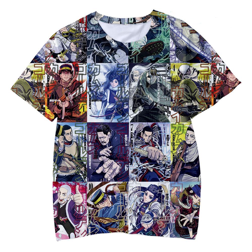 Áo Thun Tay Ngắn In Hình Manga 3D Cá Tính Thời Trang Cho Nam Nữ