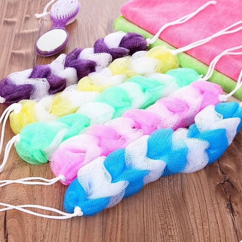 1 Dây Đai Lưới Tẩy Tế Bào Chết Toàn Thân Mềm Mại Tiện Dụng