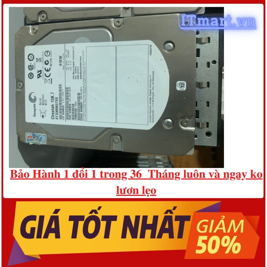 Ổ cứng SERVER 3.5 inch nhiều hãng IBM/DELL/HP/SEAGATE/LENOVO hàng tháo server sức khỏe tốt