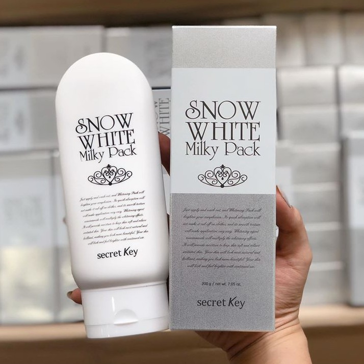 Kem Ủ Trắng Secret Key Snow White Milky Pack (200ml)