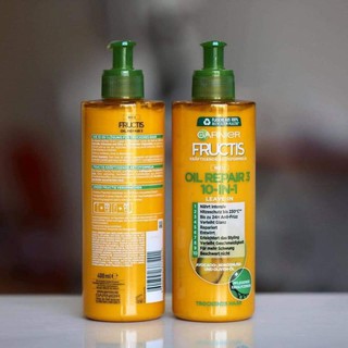 Hàng Đức KEM DƯỠNG TÓC GARNIER FRUCTIS 10 TRONG 1 OIL REPAIR 3  PHỤC HỒI TÓC TOÀN DIỆN