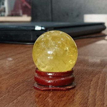 Quả cầu phong thủy mini - cầu phong thủy đá tự nhiên các màu