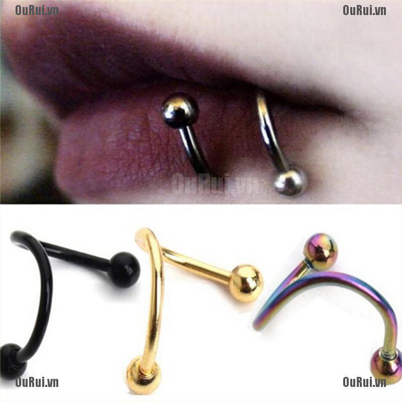 Khuyên Mũi Bằng Thép Không Gỉ Cá Tính Thời Trang