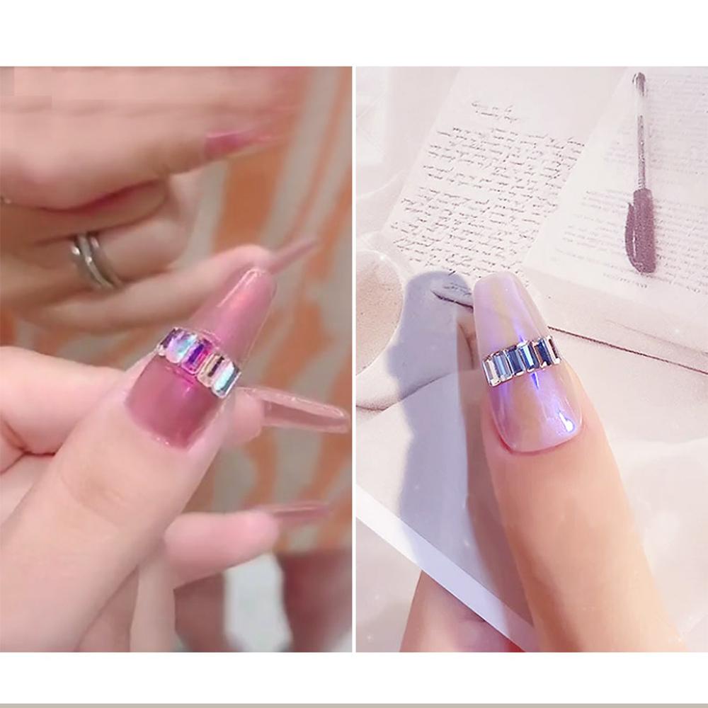 Lọ Phụ Kiện 3D Trang Trí Móng Tay|Miếng Dán Trang Trí Móng Tay Hình Chữ Nhật