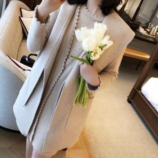 Áo gile dạ dáng dài