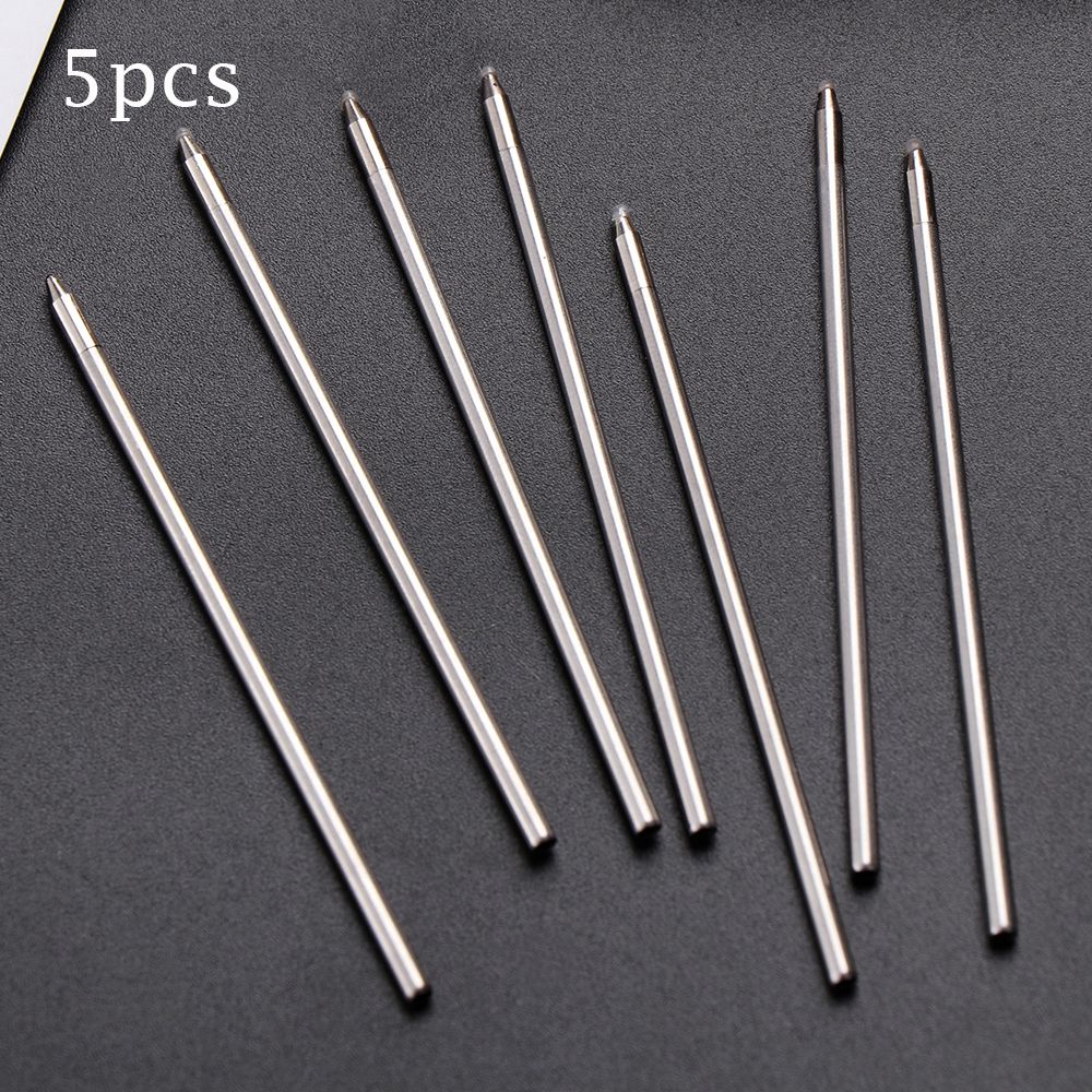 Set 5 Ruột Bút Bi Thay Thế Màu Đen / Xanh Dương / Đỏ Nhiều Màu