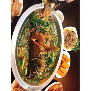 Khay om cá, om cá, lẩu cá,hấp cá