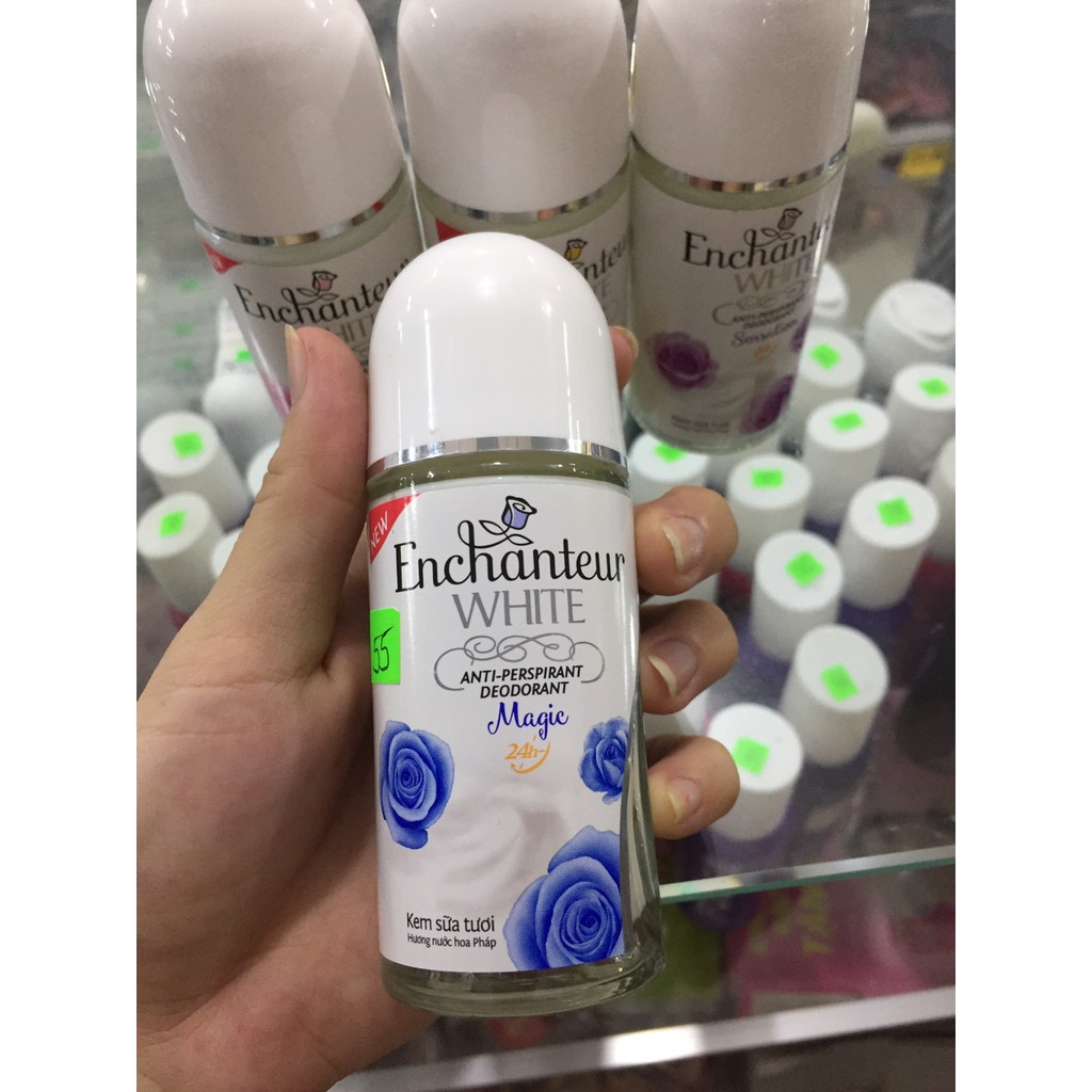 Lăn khử mùi trắng da Enchanter White Magic 50g