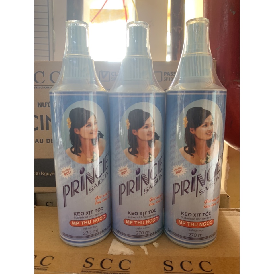 Keo xịt tóc Prince Sài Gòn_270ml.