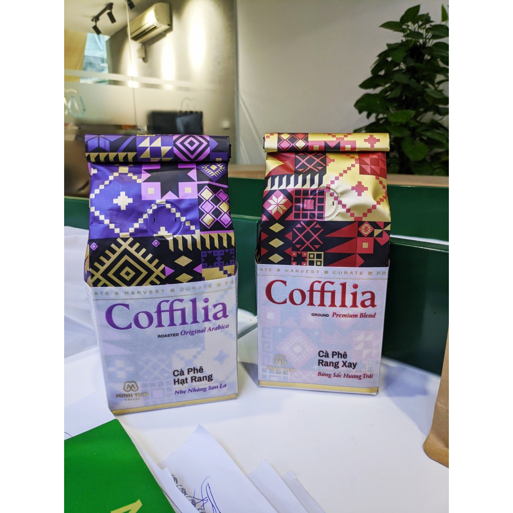Cà phê rang xay - Coffilia - bừng sắc hương trái (túi 250g)