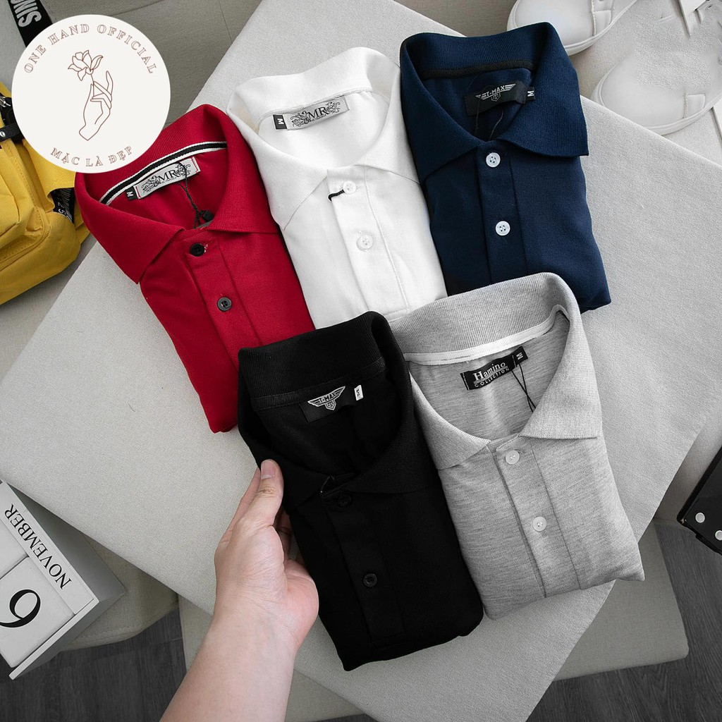 Áo Polo Nam Trơn 💕1𝖍𝖆𝖓𝖉💕 Áo Thun Nam Trơn Ngắn Tay Cổ Bẻ Mặc Văn Phòng - Mặc Là Đẹp - Mã PLT | BigBuy360 - bigbuy360.vn