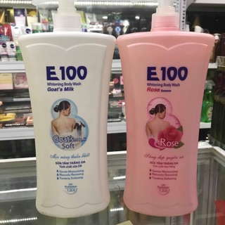 ( giá sỉ ) Sữa tắm E100 (1,2L ) có sẵn 2 màu