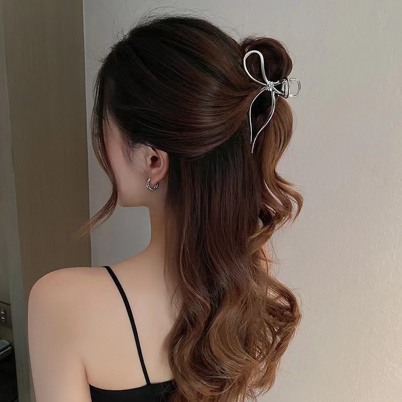 Kẹp Tóc Kim Loại Hình Bướm Thời Trang Hàn Quốc