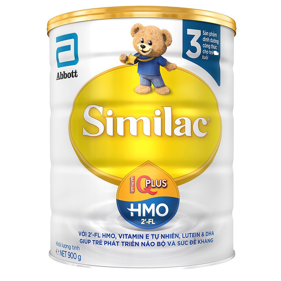 Sữa Bột Abbott Similac IQ3 HMO (900g)