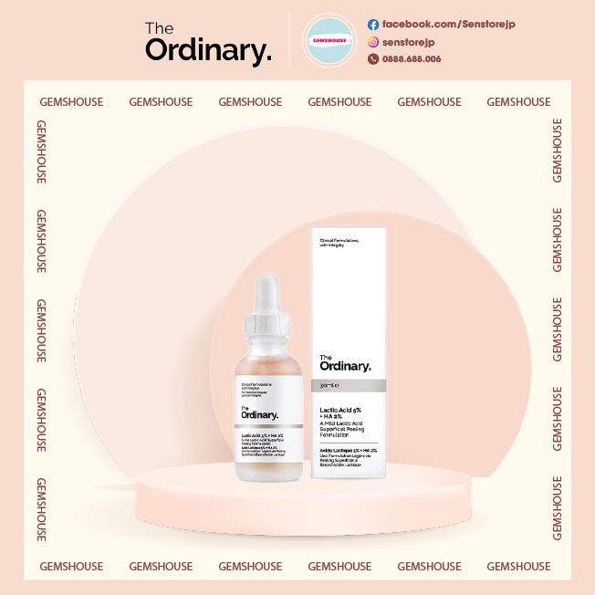 SERUM THE ORDINARY LACTIC ACID 5% + HA