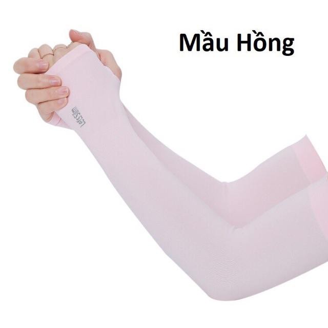 Găng tay chống nắng xỏ ngón phong cách Hàn Quốc l Bao tay đi phượt Letslim Siêu Mát chống tia UV l Ống tay đi xe máy
