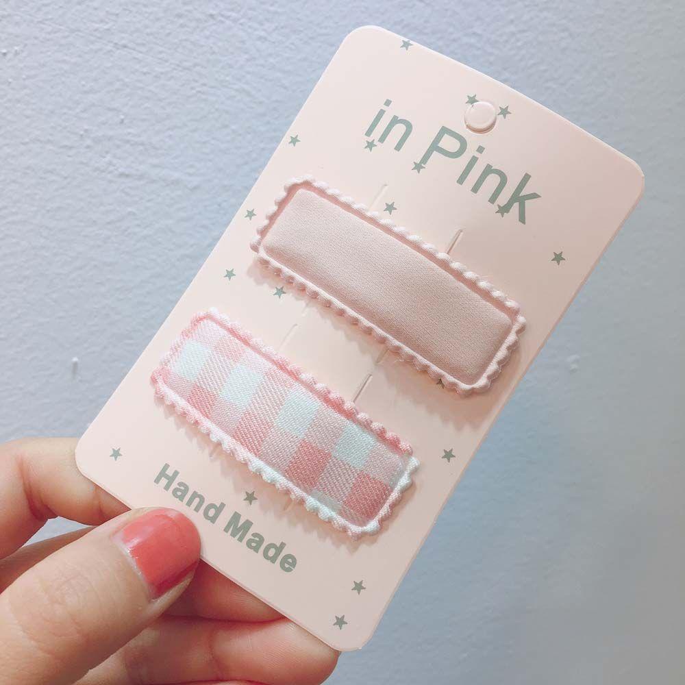 Kẹp Tóc WMES15H Hình Vuông / Giọt Nước Đơn Giản Cho Mẹ Và Bé