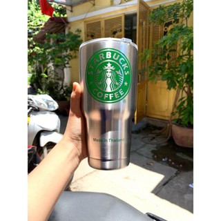 Ly Giữ Nhiệt LOGO STARBUCK  900ml Nắp Chống Tràn + Tặng Kèm Bộ Phụ Kiện 2 ống Hút, Cọ Rửa Và Túi Đựng Thời Trang-11